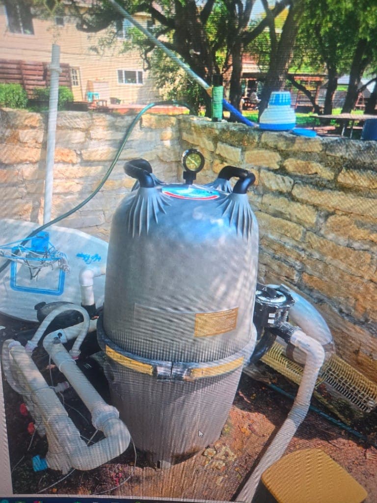 Georgetown — filter replacement — before