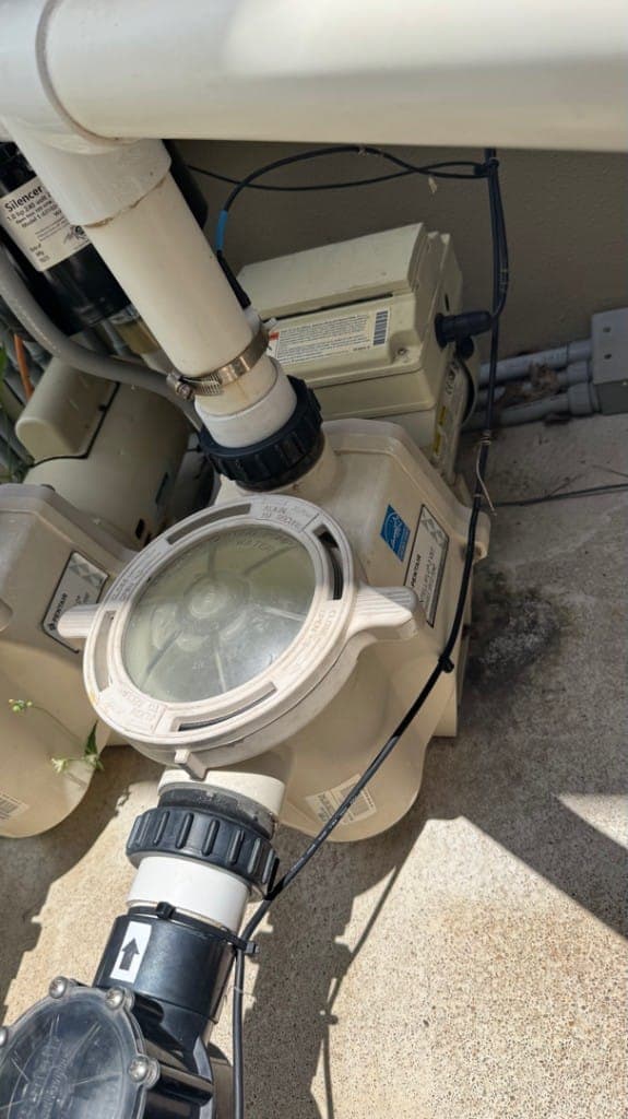 Leander — variable-speed pump upgrade — before