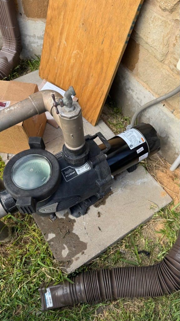 Manor — pump motor replacement — after
