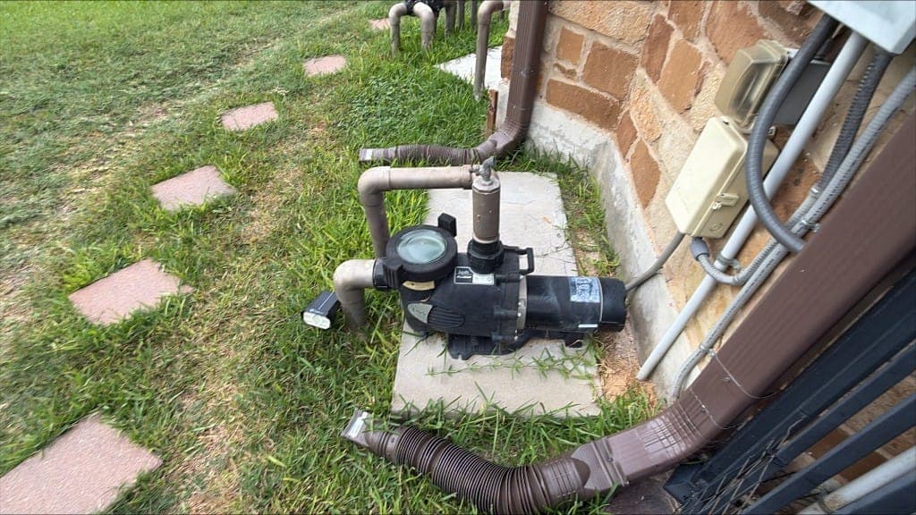 Manor — pump motor replacement — before