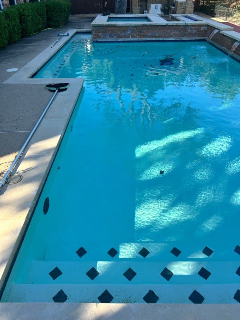 Cedar Park pool renovation — before